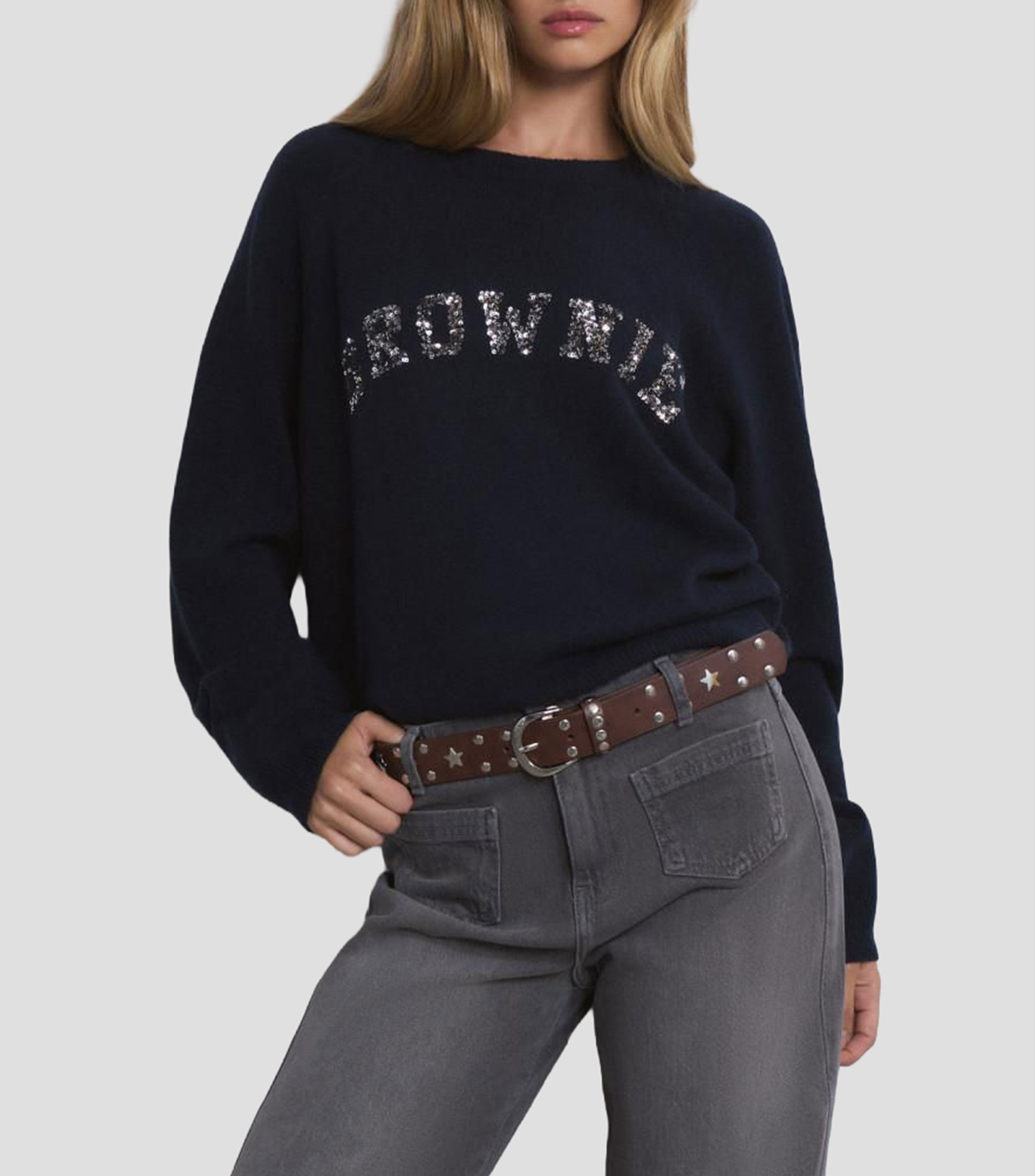 Suéter cuello redondo Mujer
